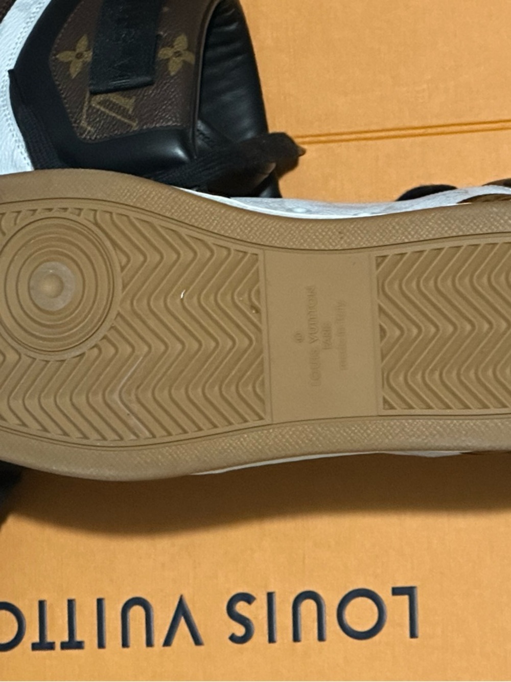 Louis Vuitton Men's Rivoli Sneaker Boot Tricolor Monogram High Top 10.5-11 LV9.5 - Picture 7 of 9